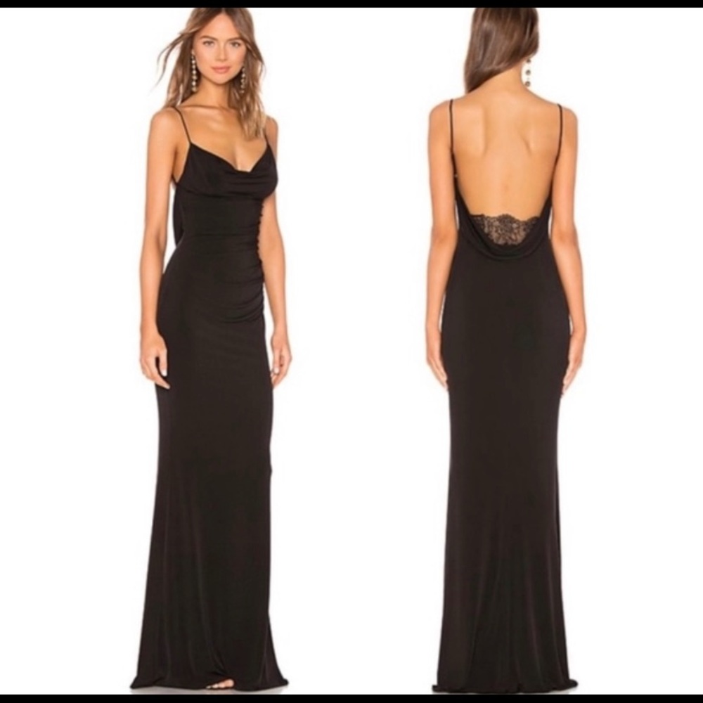 Katie nay surreal dress- black